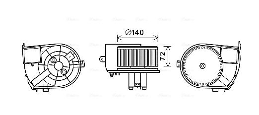 AVA QUALITY COOLING Salongipuhur RT8590